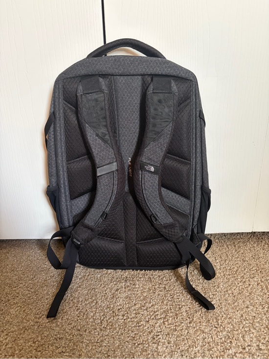 The North Face Women’s Recon Backpack with Rose Gold/Orange Logo and Accents